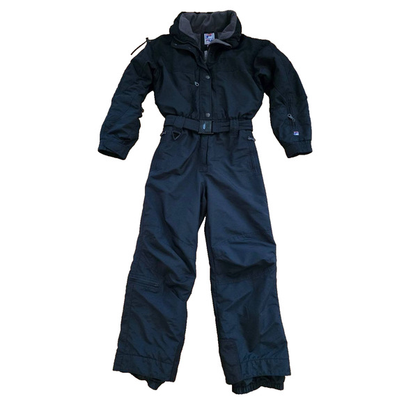 Fila ALPINE Ski Snow Suit Winter Womens 1 Piece Black Size 6 A001492 - Picture 1 of 16